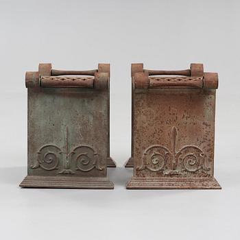 FOLKE BENSOW, "Taburett Nr 1", ett par, Näfveqvarns Bruk, ca 1925.