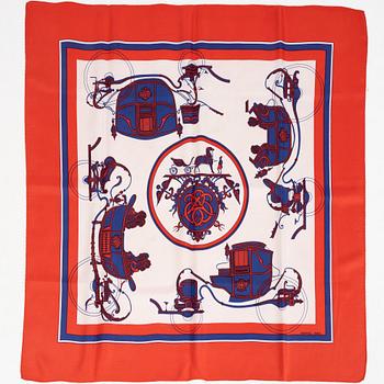 Hermès, scarf, "Ex Libris".