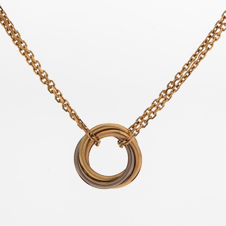 Cartier, halsband, "Trinity", modell mini, 18K guld.