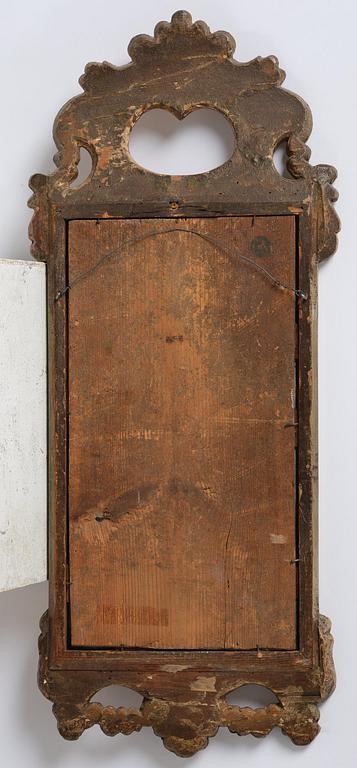 A Gustavian giltwood mirror by J. Falkengren (master in Jönköping 1776-1813).