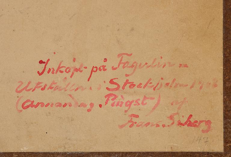 Ferdinand Fagerlin, Stock.