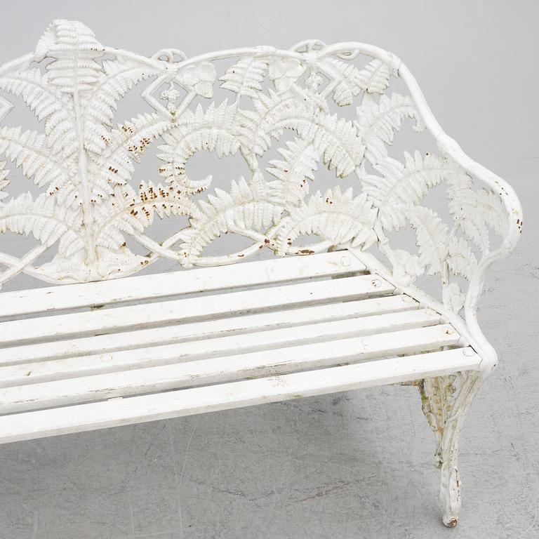A garden bench, Aggenberg, Stockholm, Sweden, first half of the 20th century.