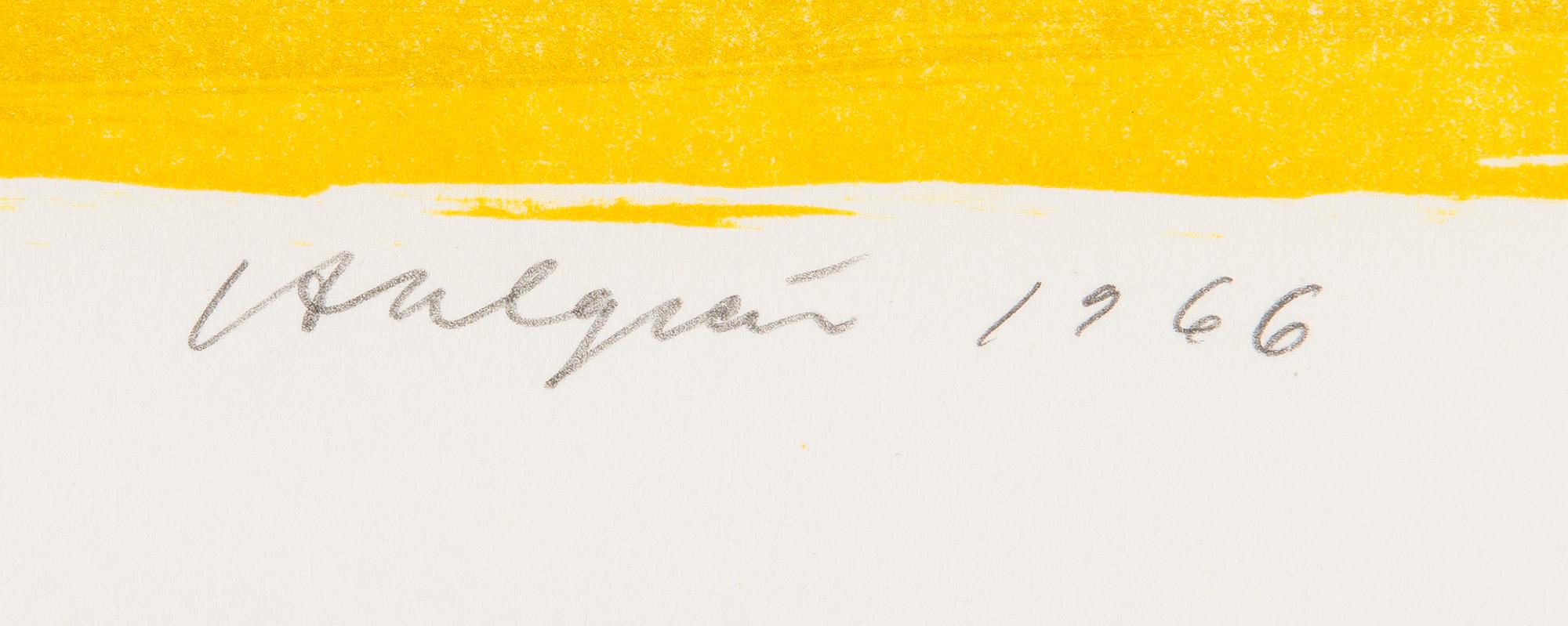 Lauri Ahlgrén, grafiikkasalkku, 10 kpl, "Jumala sylkee", 1966.