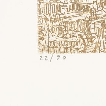 Folder with graphic prints by various artists "Les Hypergraphies".
