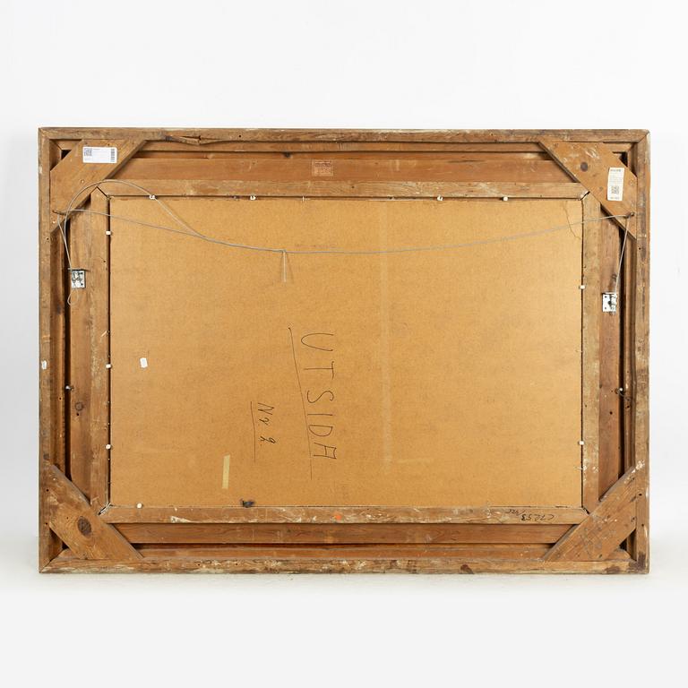 A picture frame, early 20th century, converted into a mirror.