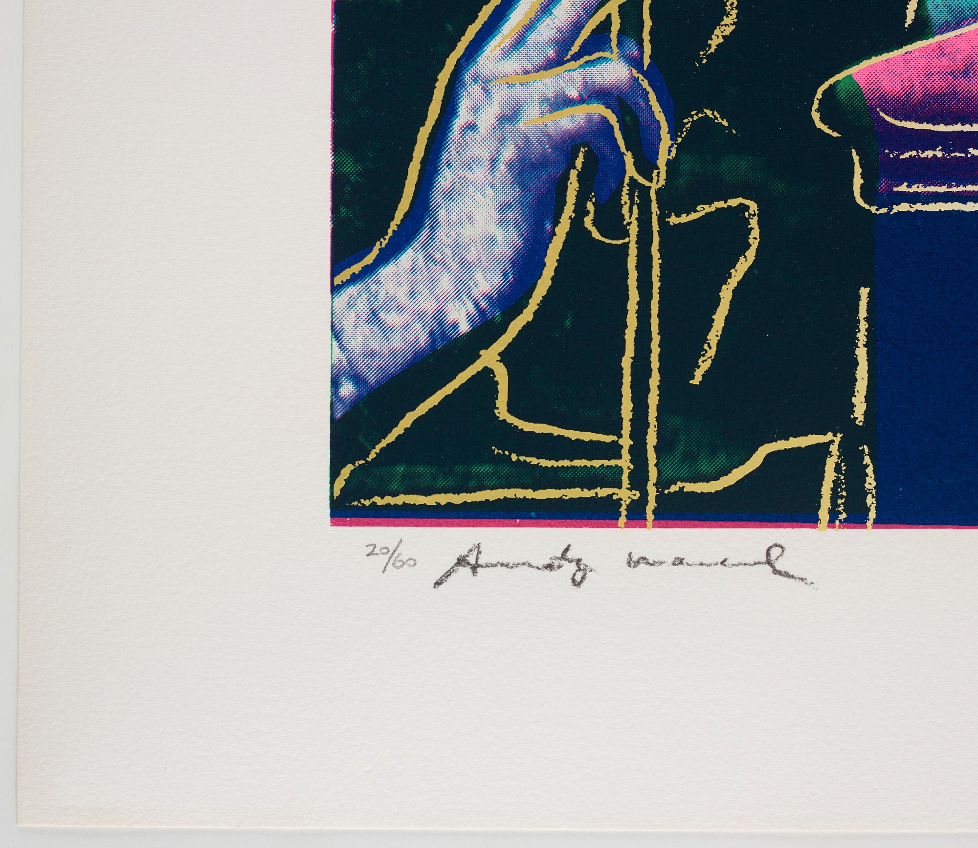 Andy Warhol, Andy Warhol, "Leonardo da Vinci, The annunciation", ur: "Details of renaissance paintings".