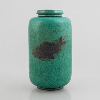 Wilhelm Kåge, an 'Argenta' stoneware vase, Gustavsberg.