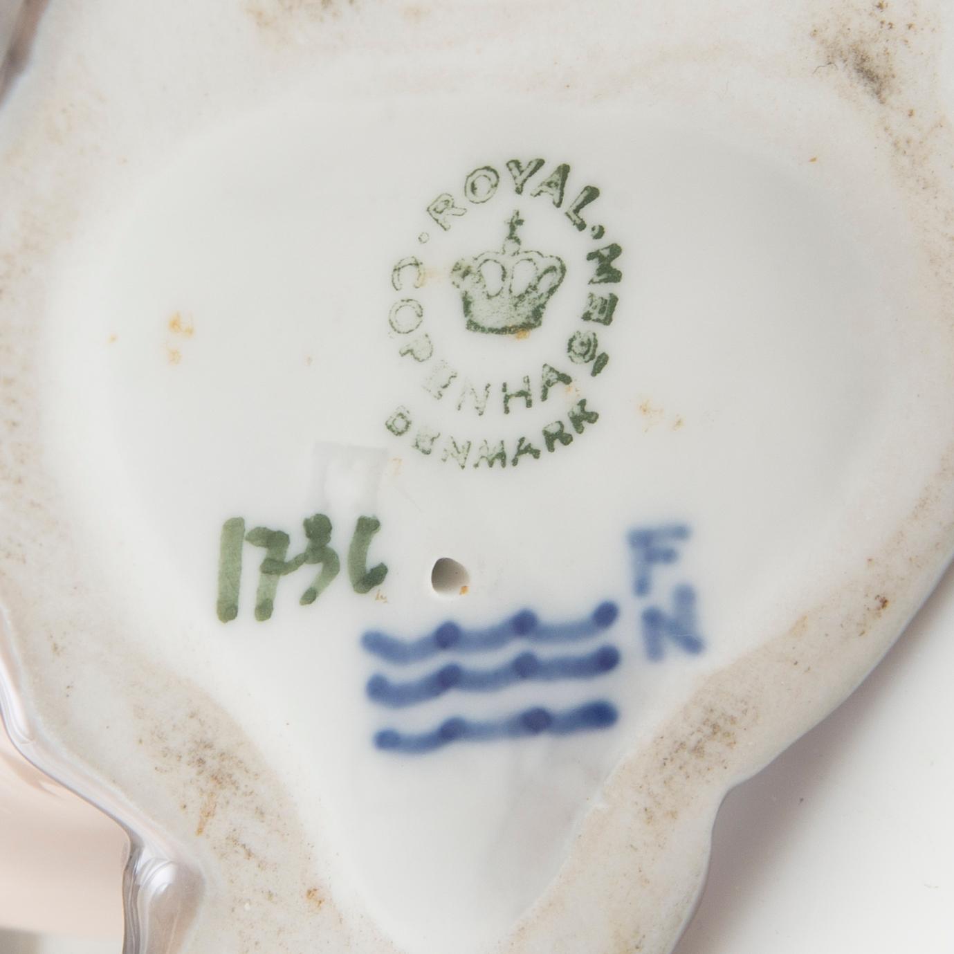 Figuriner 3 st Royal Copenhagen Danmark porslin.