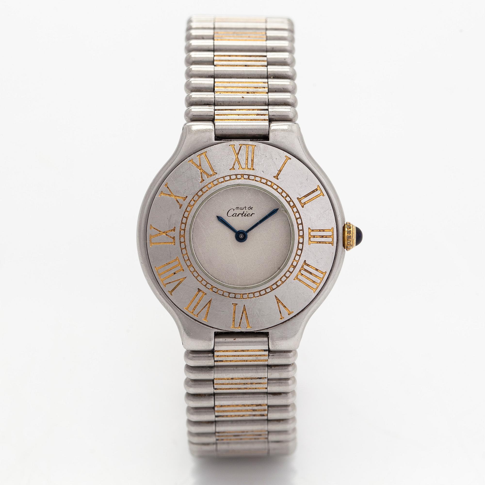 Cartier, Must 21, armbandsur, 31 mm.