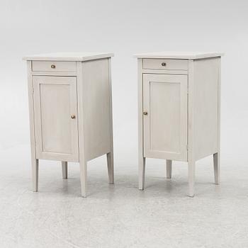 Nightstands, a pair, 20th century.