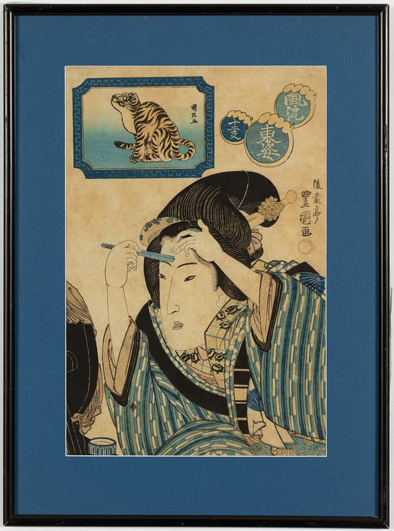 Utagawa Toyoshige Toyokuni II,.