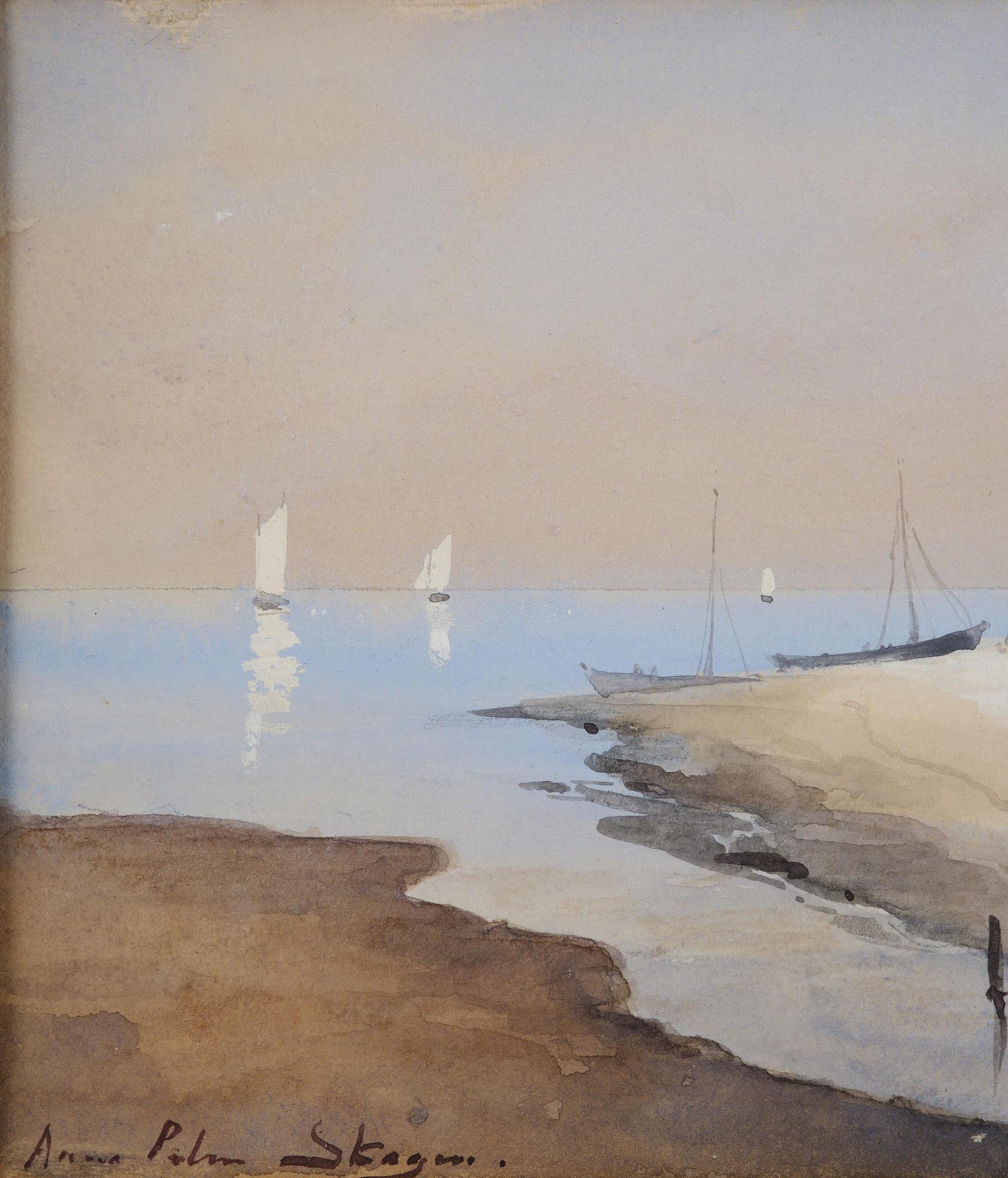 Anna Palm de Rosa, Beach view from Skagen.