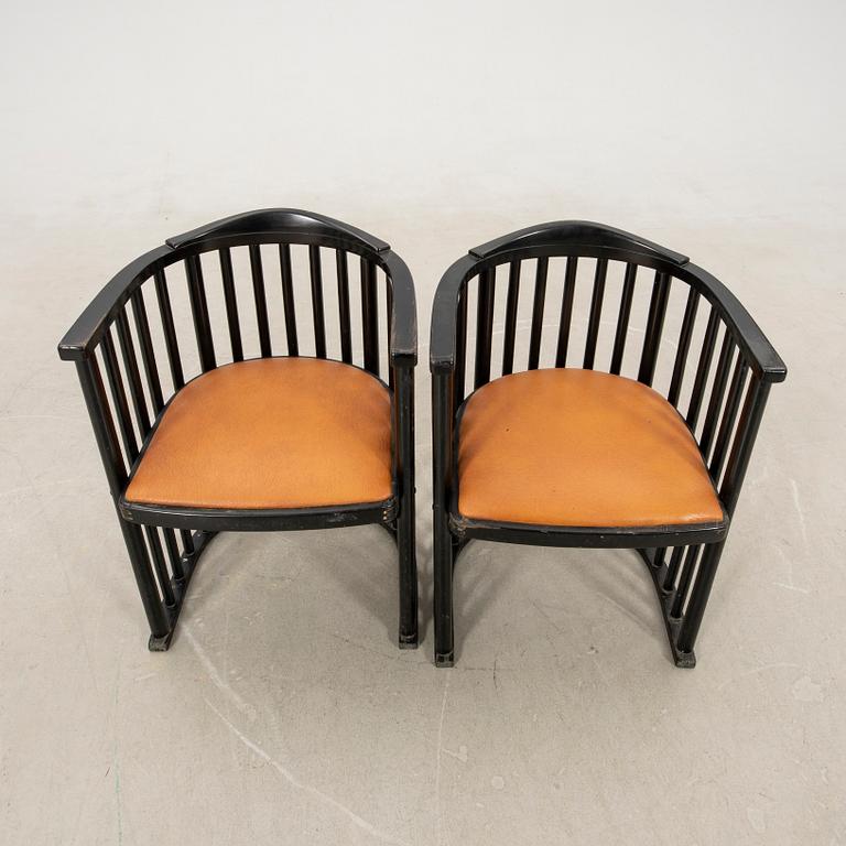 Josef Hoffmann, karmstolar ett par tillskrivna 1900-talets första hälft.