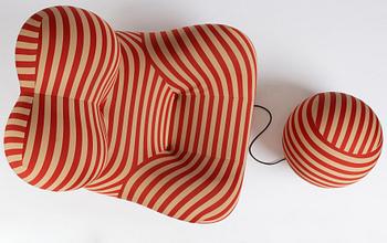 Gaetano Pesce, a "La Mamma" armchair with ottoman model UP5 and UP6 from the 2000 series, B&B Italia, Italy.