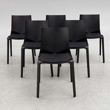 LucidiPevere, stolar, 6 st, "Plana", Kristalia, 2009.