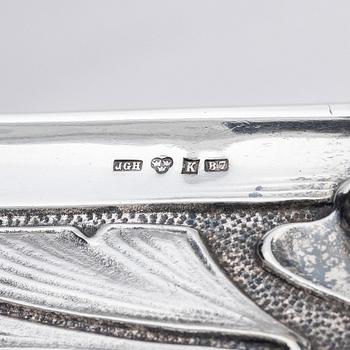 A Swedish early 20th century silver jardinière, mark of Johan Gustaf Hentzell, Kalmar 1904.