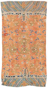 948. A large silk embroidery, Qing dynasty, 19th century.
