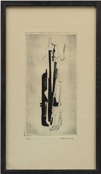 Nils Wedel, Cubist Composition.