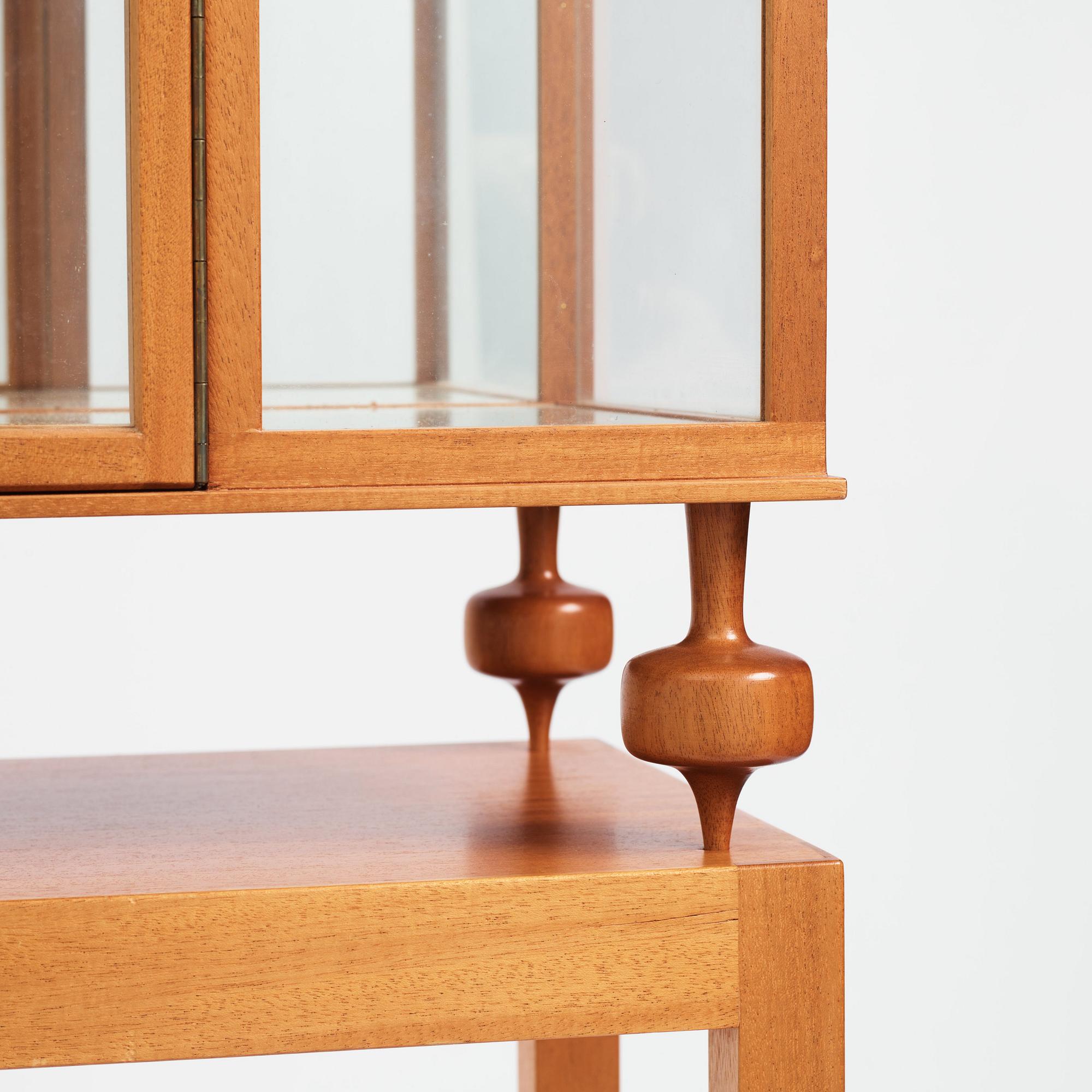 Josef Frank, a showcase cabinet model "2077", Firma Svenskt Tenn, Sweden pre 1985.