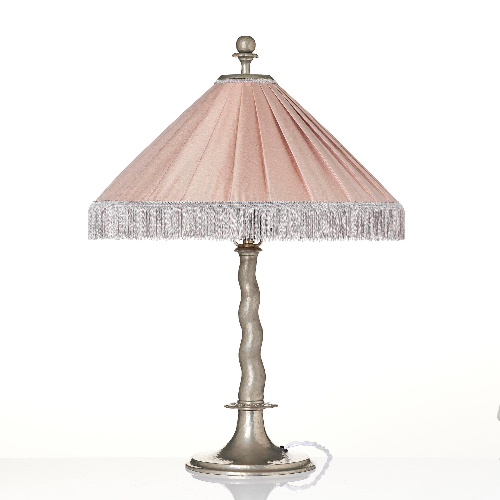 Harald Notini, bordslampa, modell "6891", Arvid Böhlmarks Lampfabrik, Stockholm, 1920-tal.