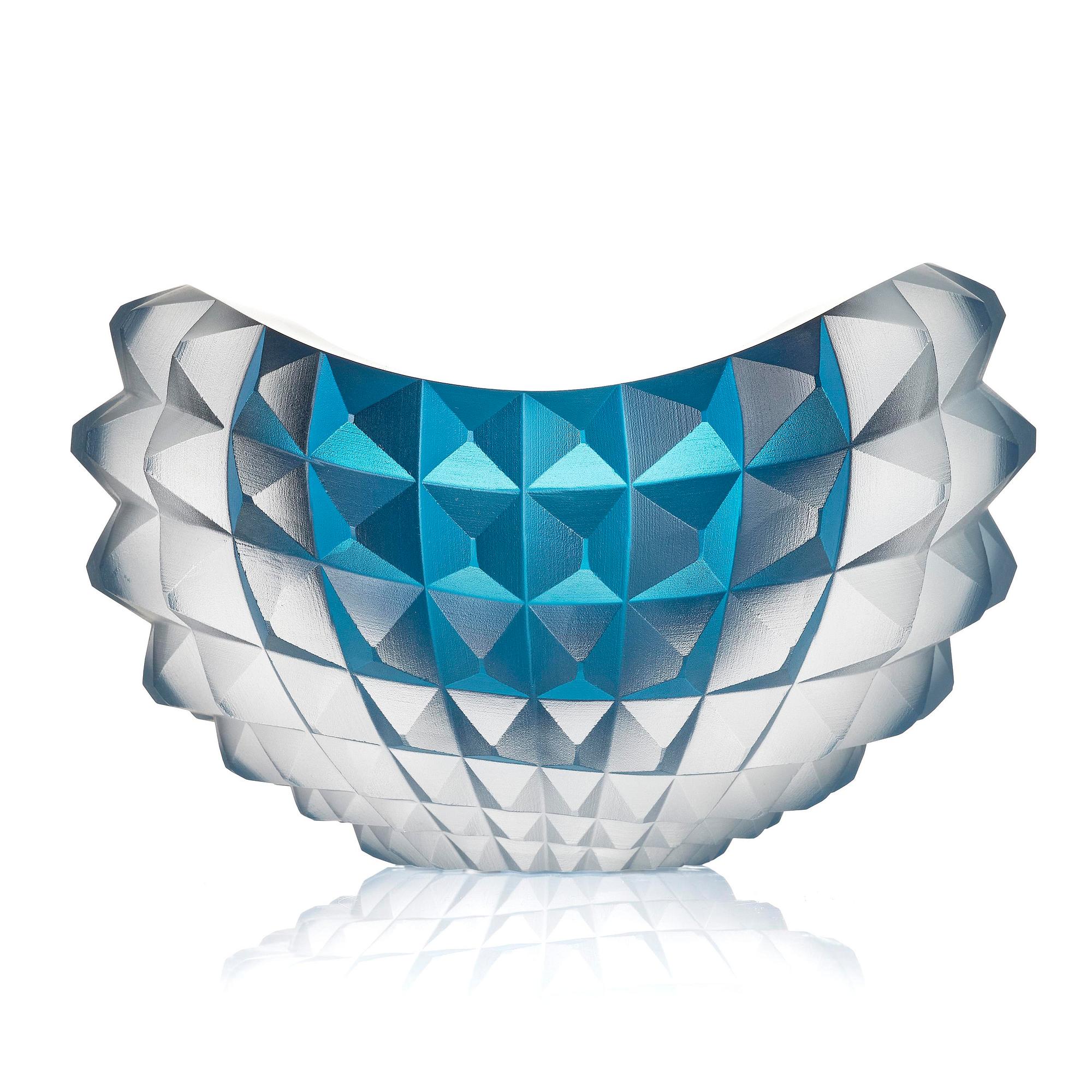 Mårten Medbo, a cut glass bowl, "Core", ed. 1/4, Ajeto Glassworks, Nový Bor, Czech Republic, 2010.