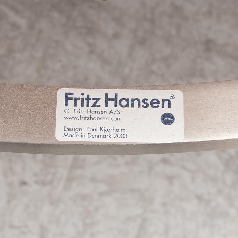 Poul Kjaerholm, fåtöljer ett par, PK 22 för Fritz Hansen.