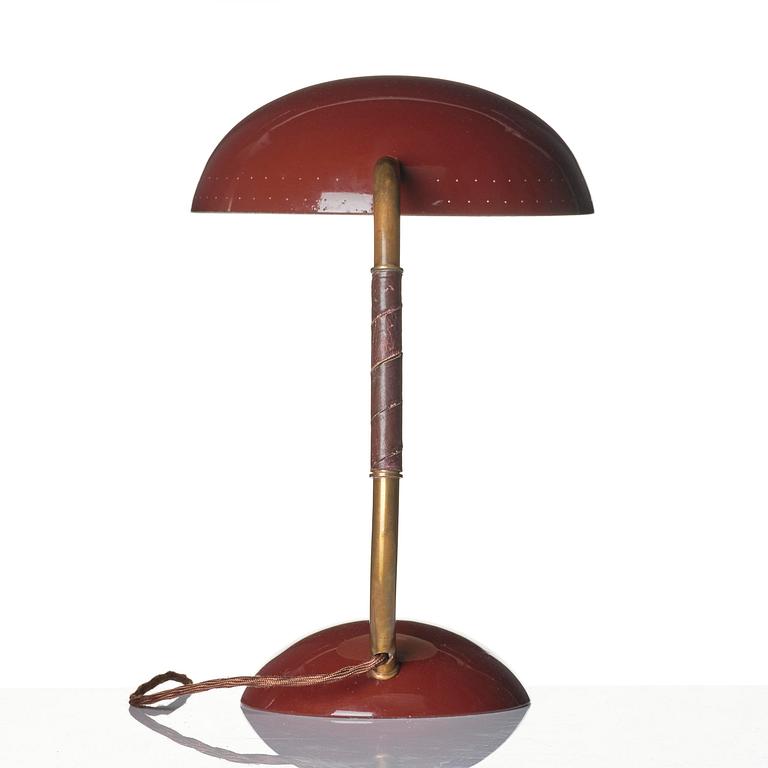 Bröderna Malmströms Metallvarufabrik, skrivbordslampa, modell "2674", Malmö, 1940-tal.