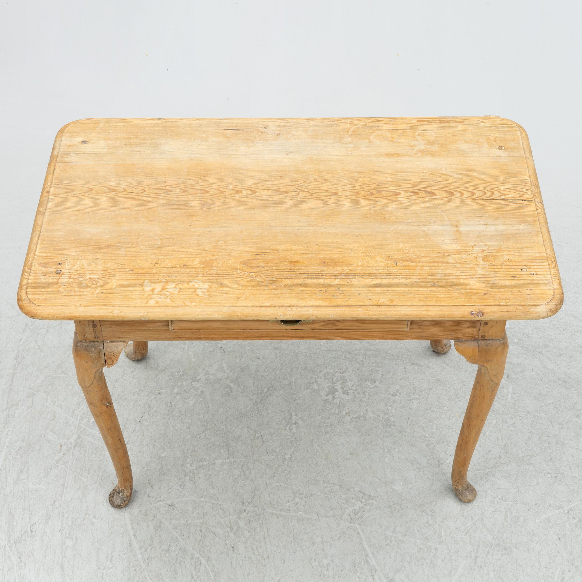 Skrivbord, Sverige, 1700-talets första hälft, Senbarock.