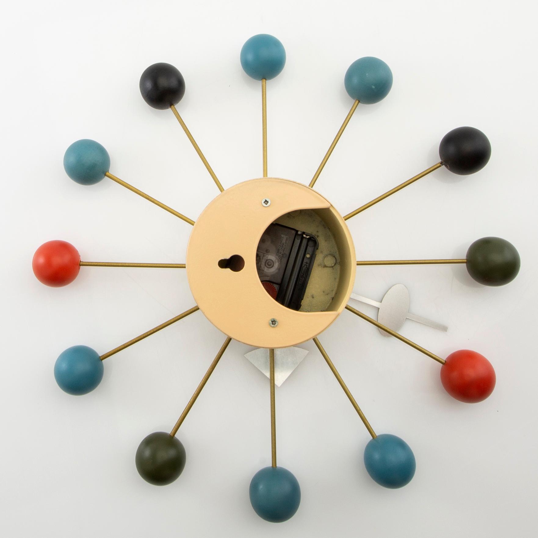 George Nelson, väggklocka, "Ball Clock", Vitra Design Museum, 2000-tal.