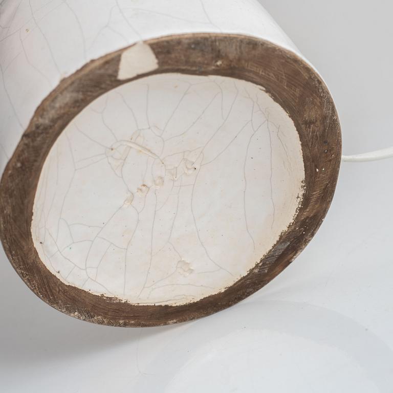 Georges Jouve, bordslampa, keramik, "Trois Boules", Frankrike 1950-tal.