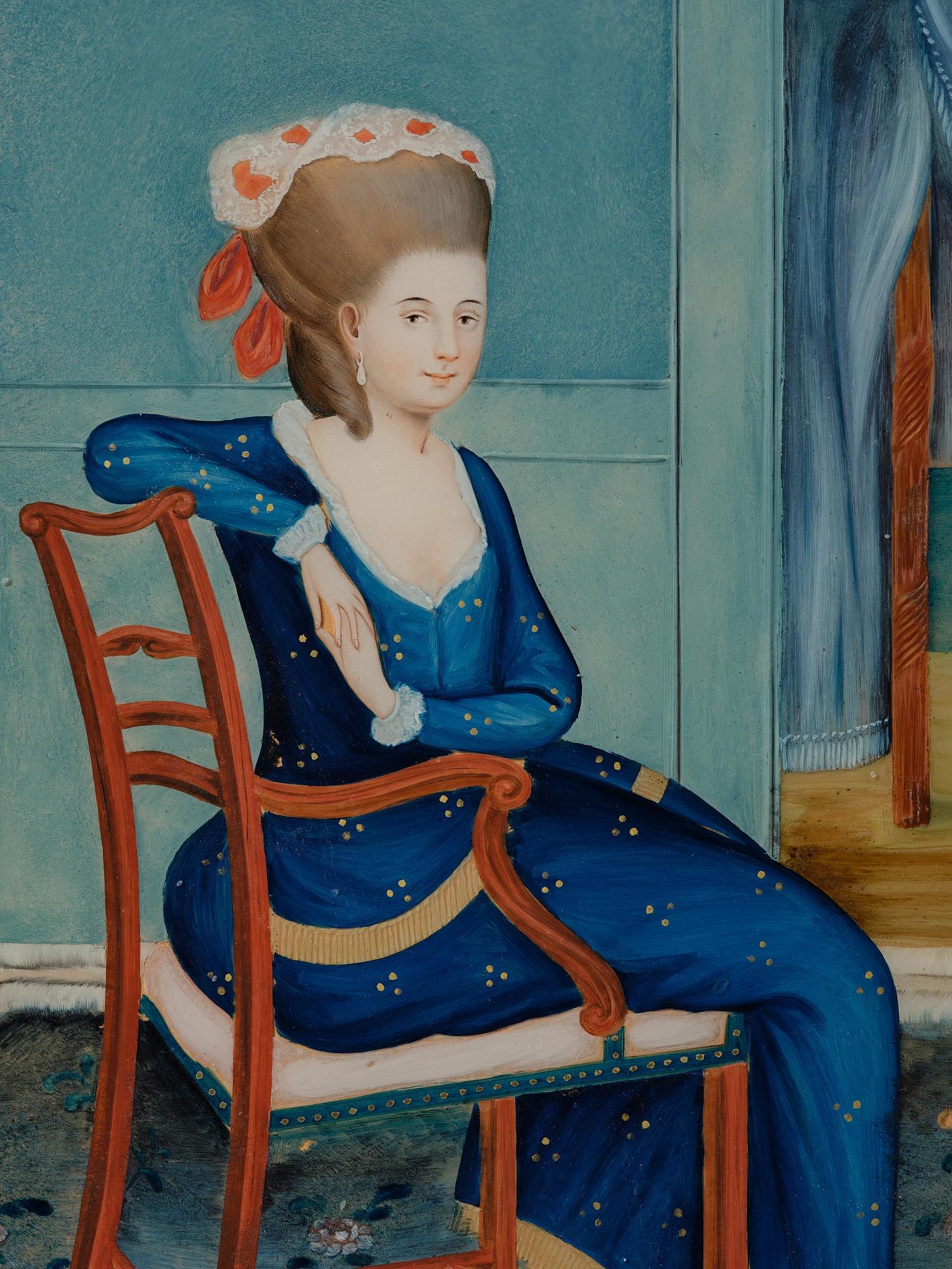 Glasmålning, Qingdynastin, 1700-tal.