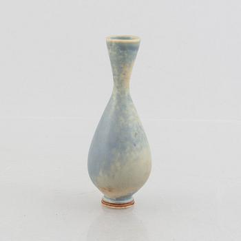 Berndt Friberg, a miniature stoneware vase, Gustavsbergs studio 1975.