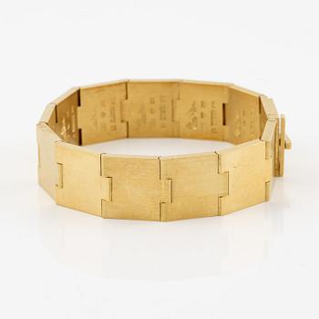 Wiwen Nilsson, armband, 18K guld, Lund 1966.